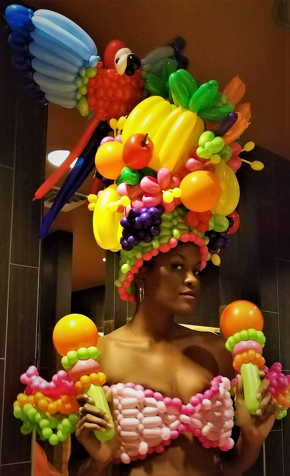 Carmen Miranda Balloon Dress Costume