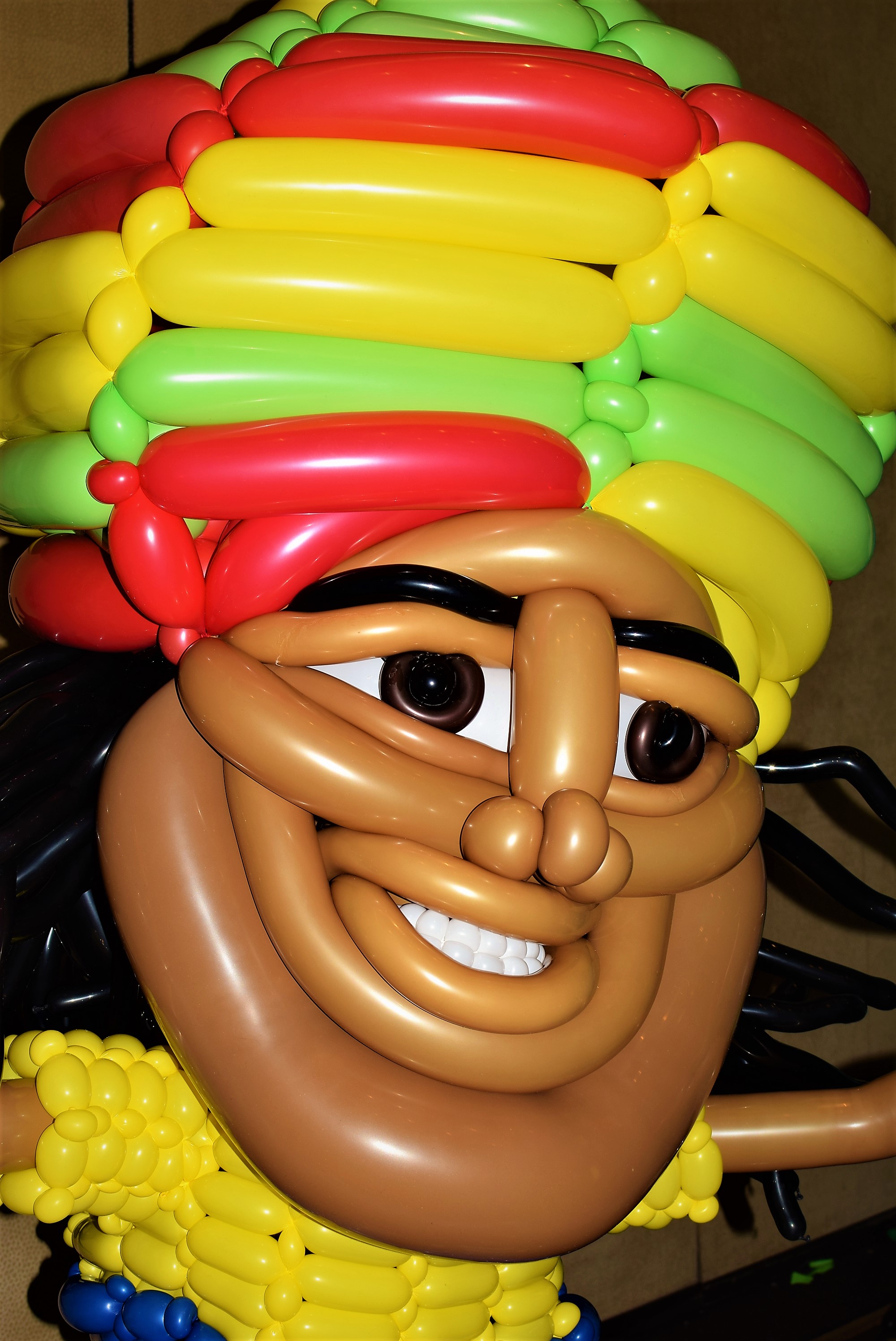 Rasta Man Balloon Sculpture