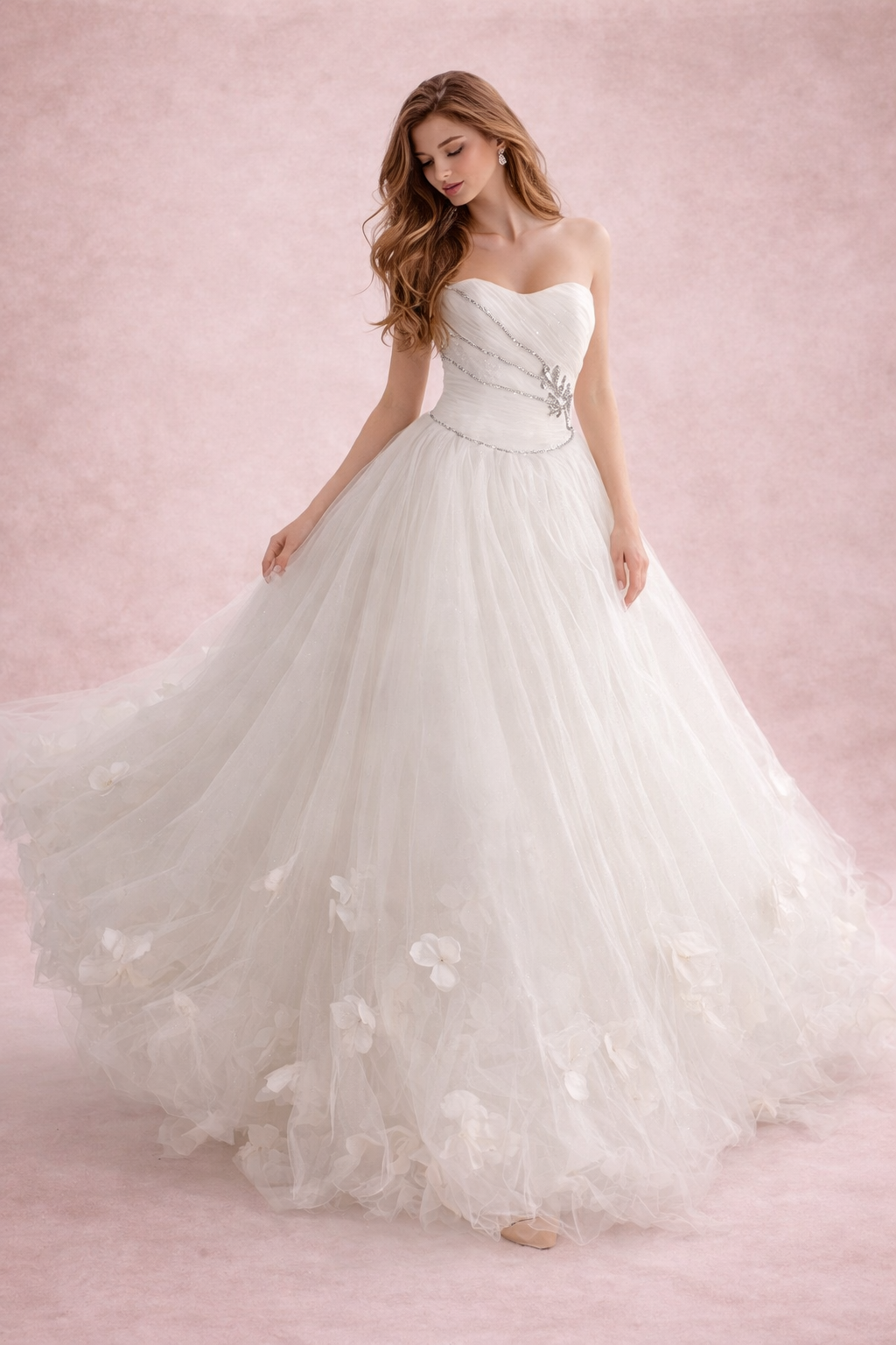 Floral Whisper Princess Dress