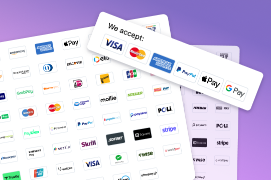 Payment Methods banner