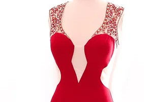 Thumbnail: Red Crystal Embellished