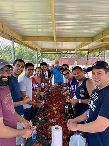 bachelor party seafood boil