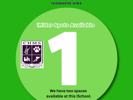 iSchools with available spaces 🚌