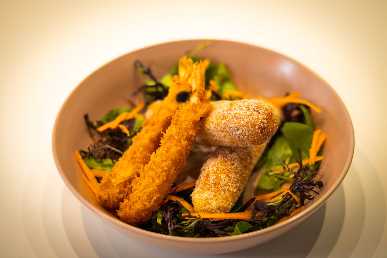 Arranged Food and Objects