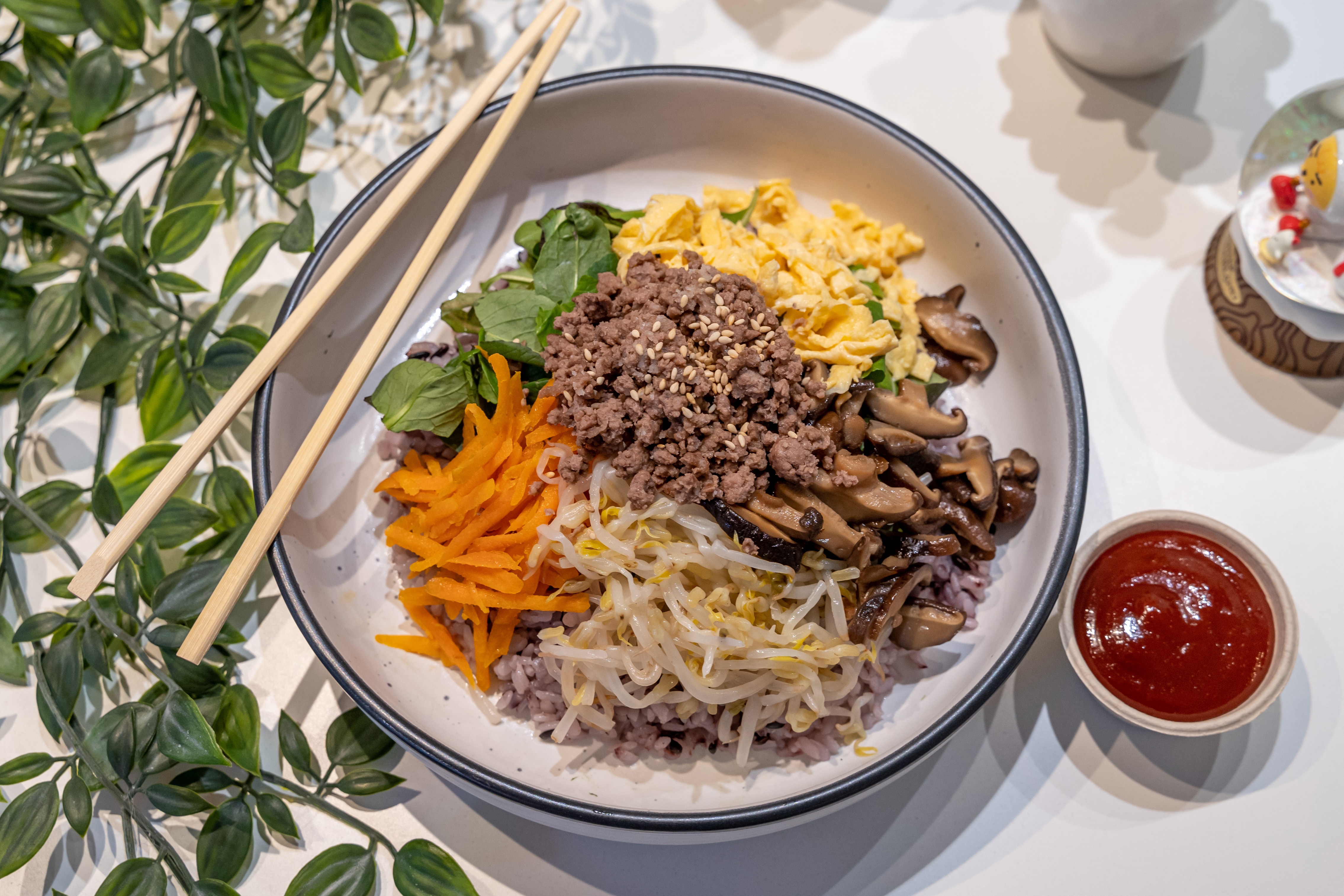 Arranged Food and Objects