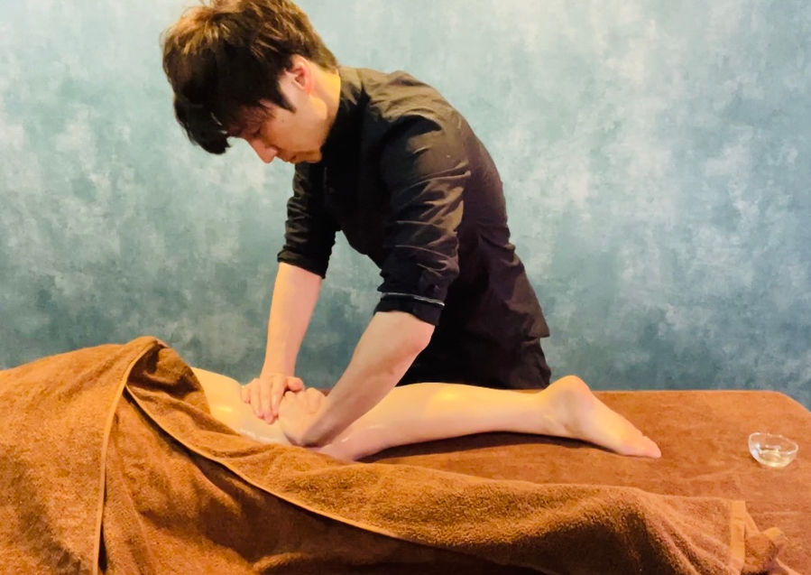 足のアロマトリートメント