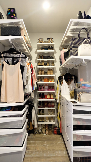 After Master Closet Organization