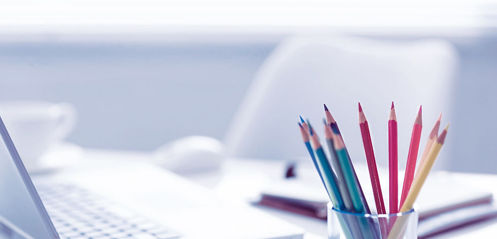 Colored pencils for business projects