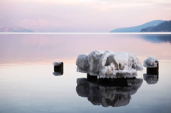 Winter on Pend O'relle