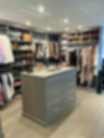 An organized closet