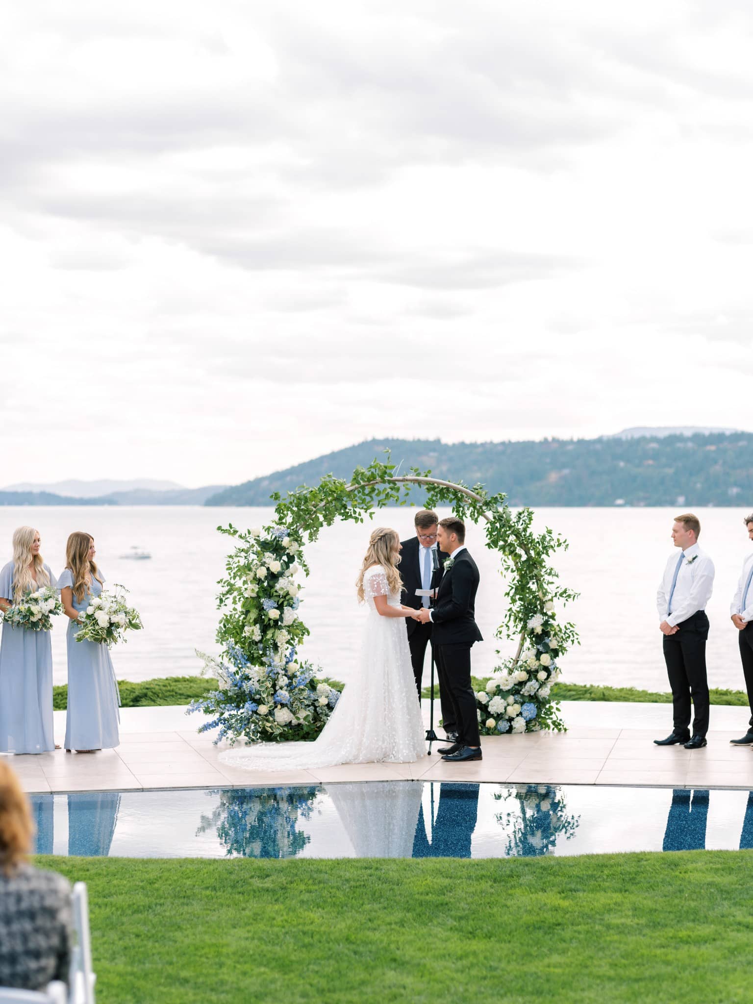 Wedding floral arch by Fleurtations Floral