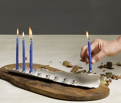 Scrolls of Light Menorah