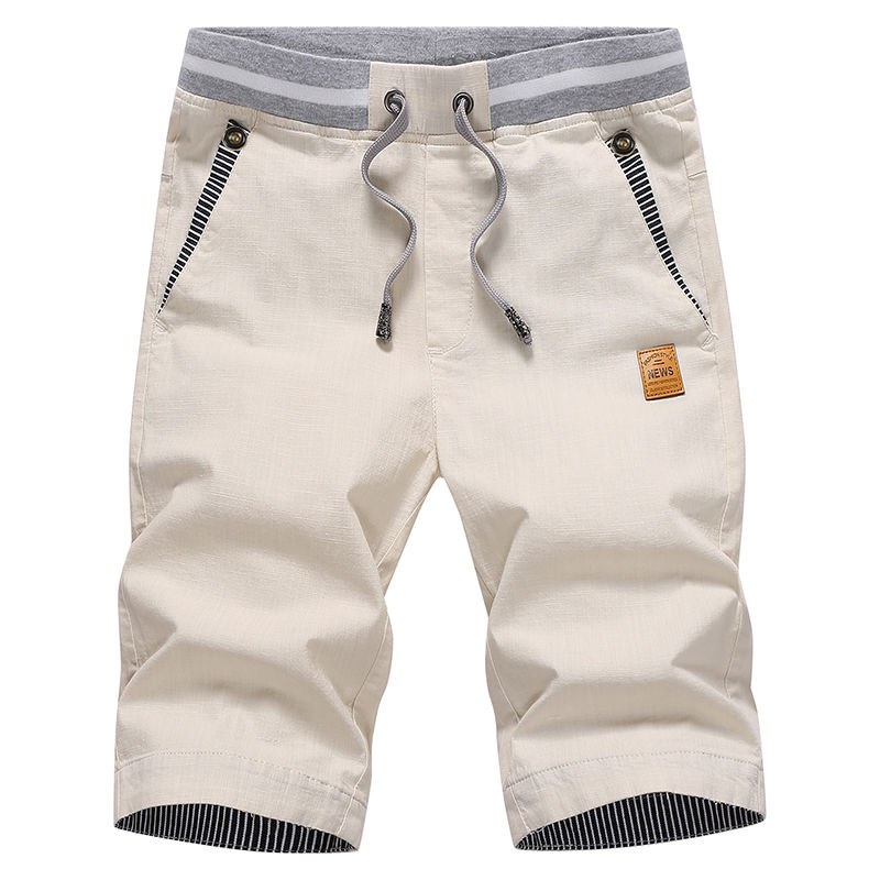 Thumbnail: Linen Mens Shorts Newest Summer Casual Shorts Men Cotton Fashion Men Short