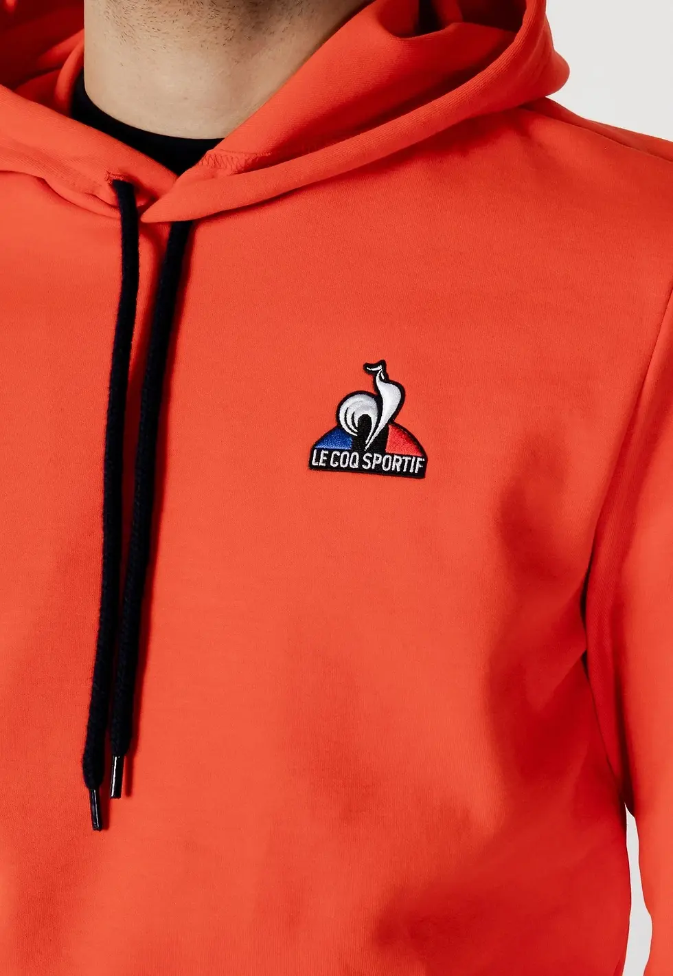 Miniatura: Felpa con cappuccio LE COQ SPORTIF, colore arancione