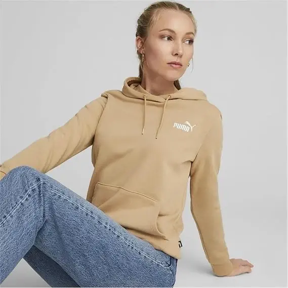 Miniatura: Felpa concappuccio PUMA, Color Sabbia