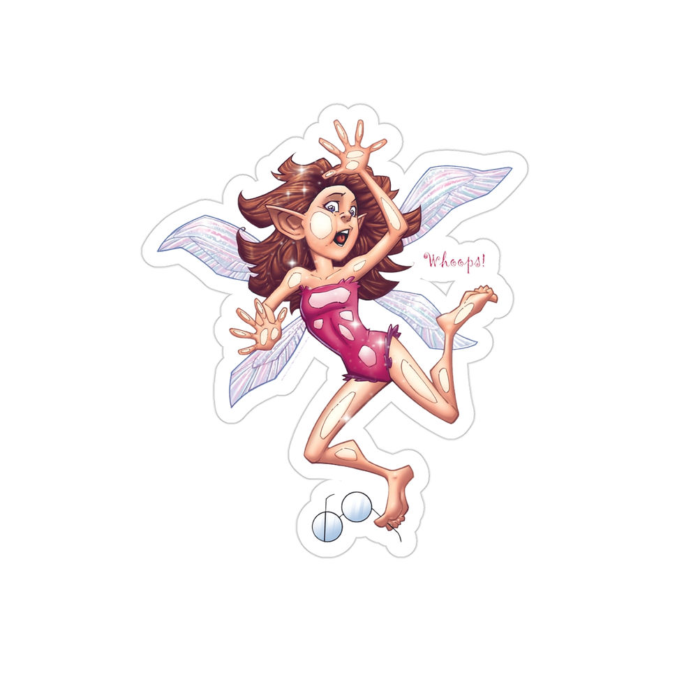 Fairy Sticker - Flying too fast