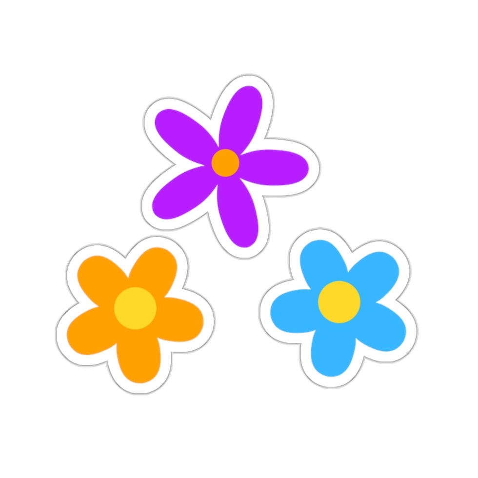 Thumbnail: Flowers Kiss-Cut Stickers