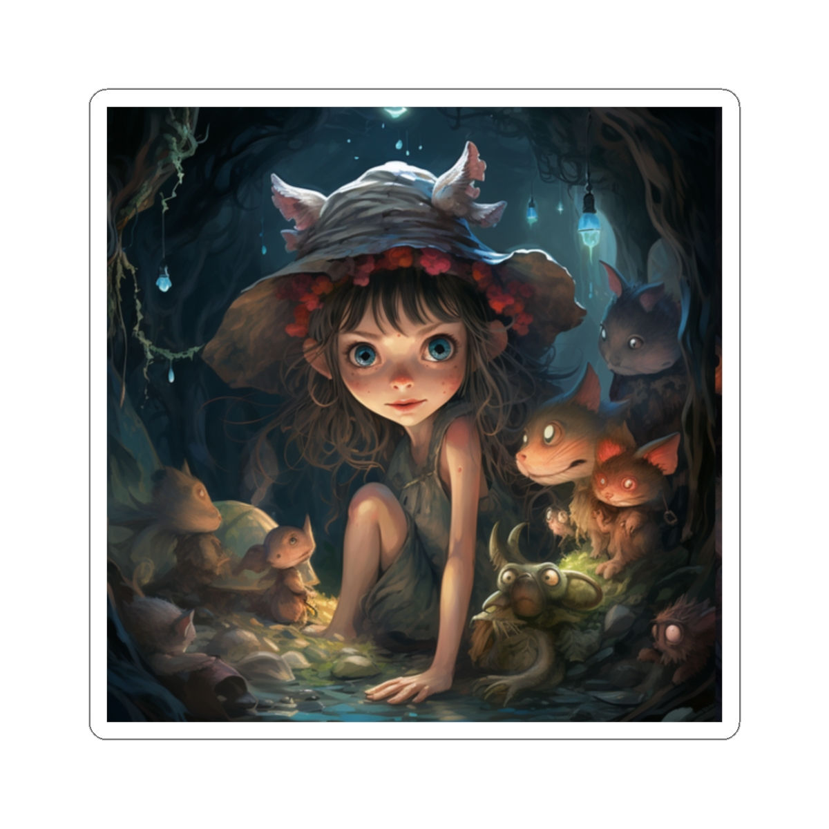 Fairy Realm | Epic Fantasy Forest Creatures Sticker | Pillywiggin