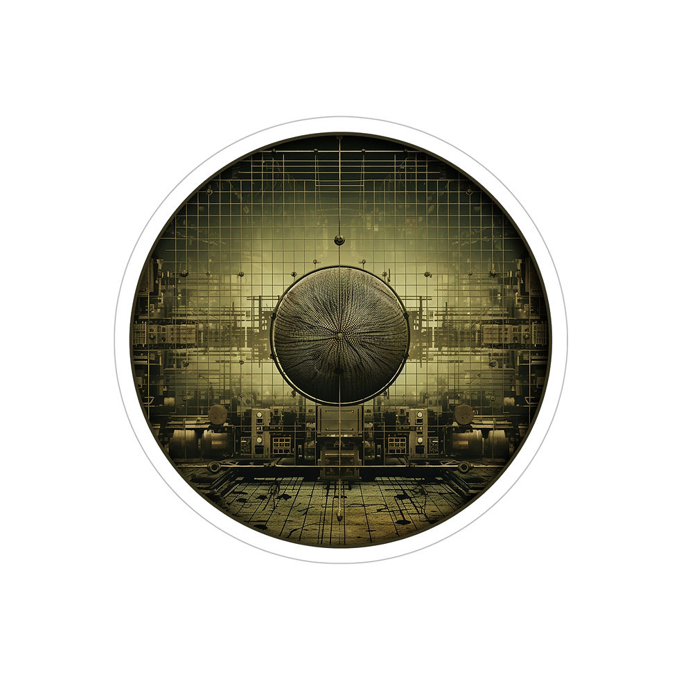 Thumbnail: Grid Die-Cut Outdoor Sticker, Aesthetic Car Decoration, Laptop Accessory