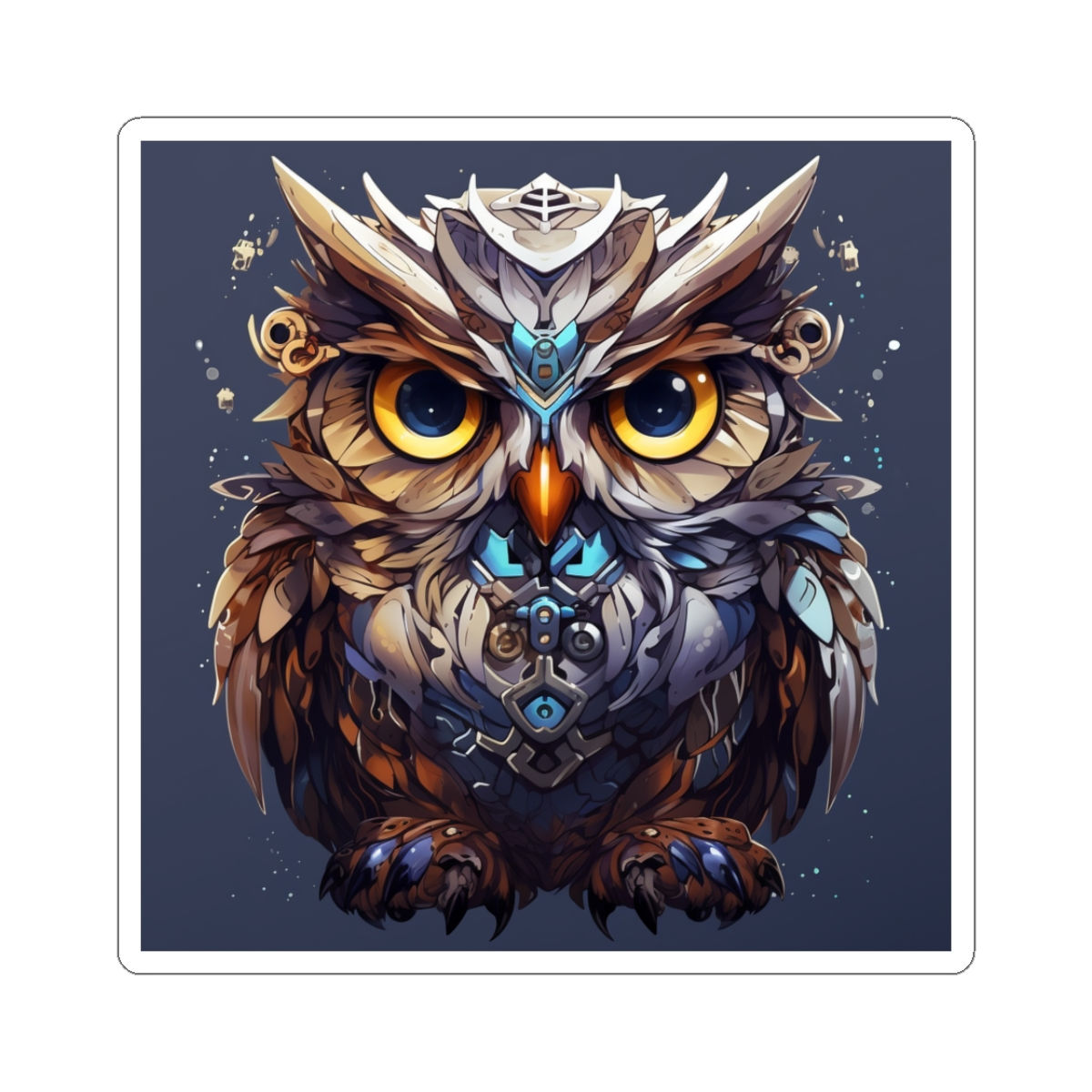 Whimsical Owl Kiss-Cut Stickers | Fantasy | Pillywiggin series