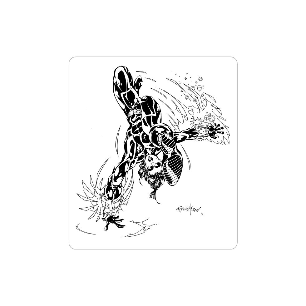 Villonious from Black Tide - Die-Cut Outdoor Sticker, Transparent Outdoor Decal