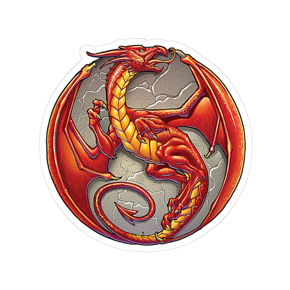 Draconian Seal of Honor | Kiss-Cut Sticker | from Black Tide