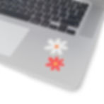 Thumbnail: 2 flowers Kiss-Cut Stickers