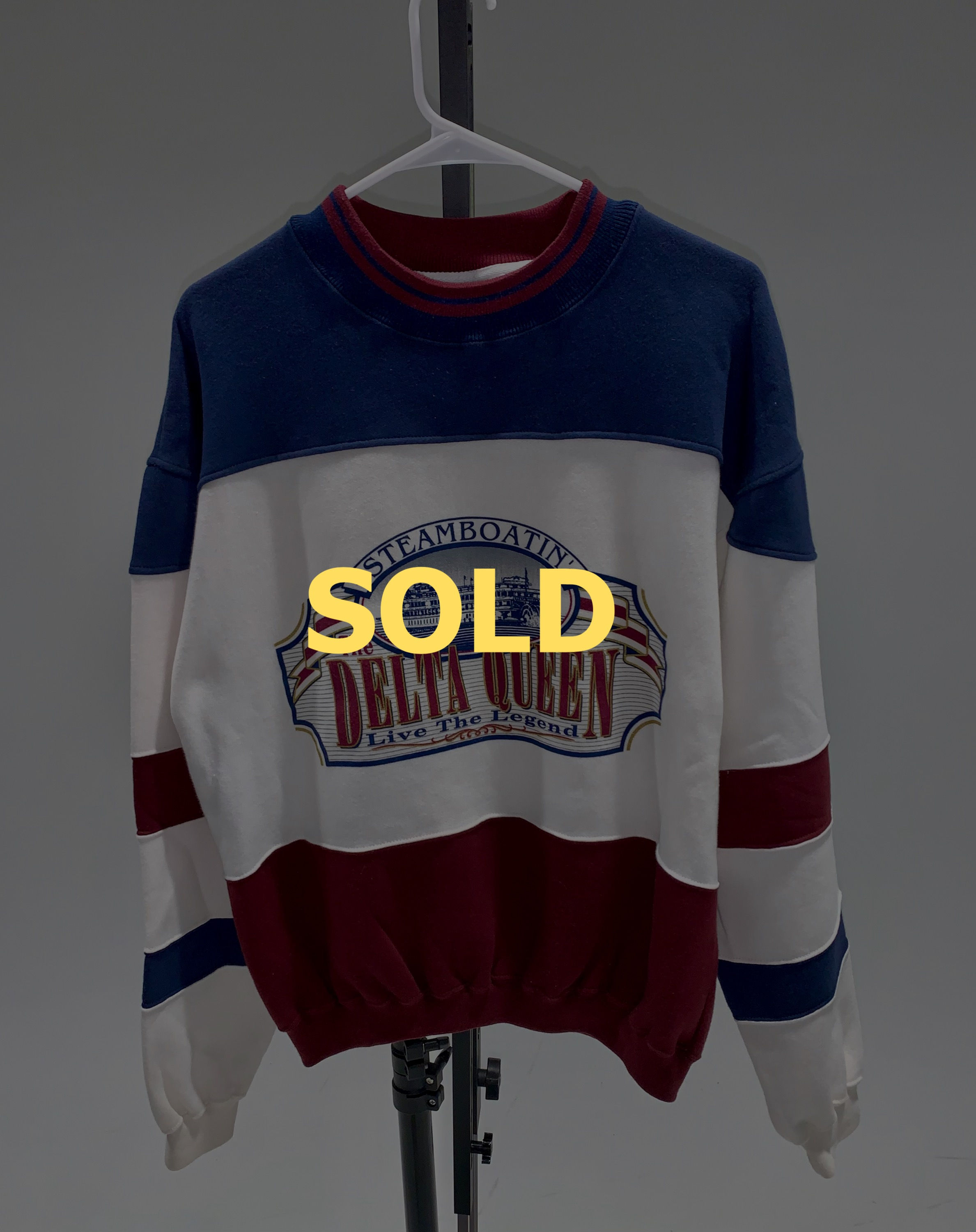2000s Delta Queen Multicolor Crewneck