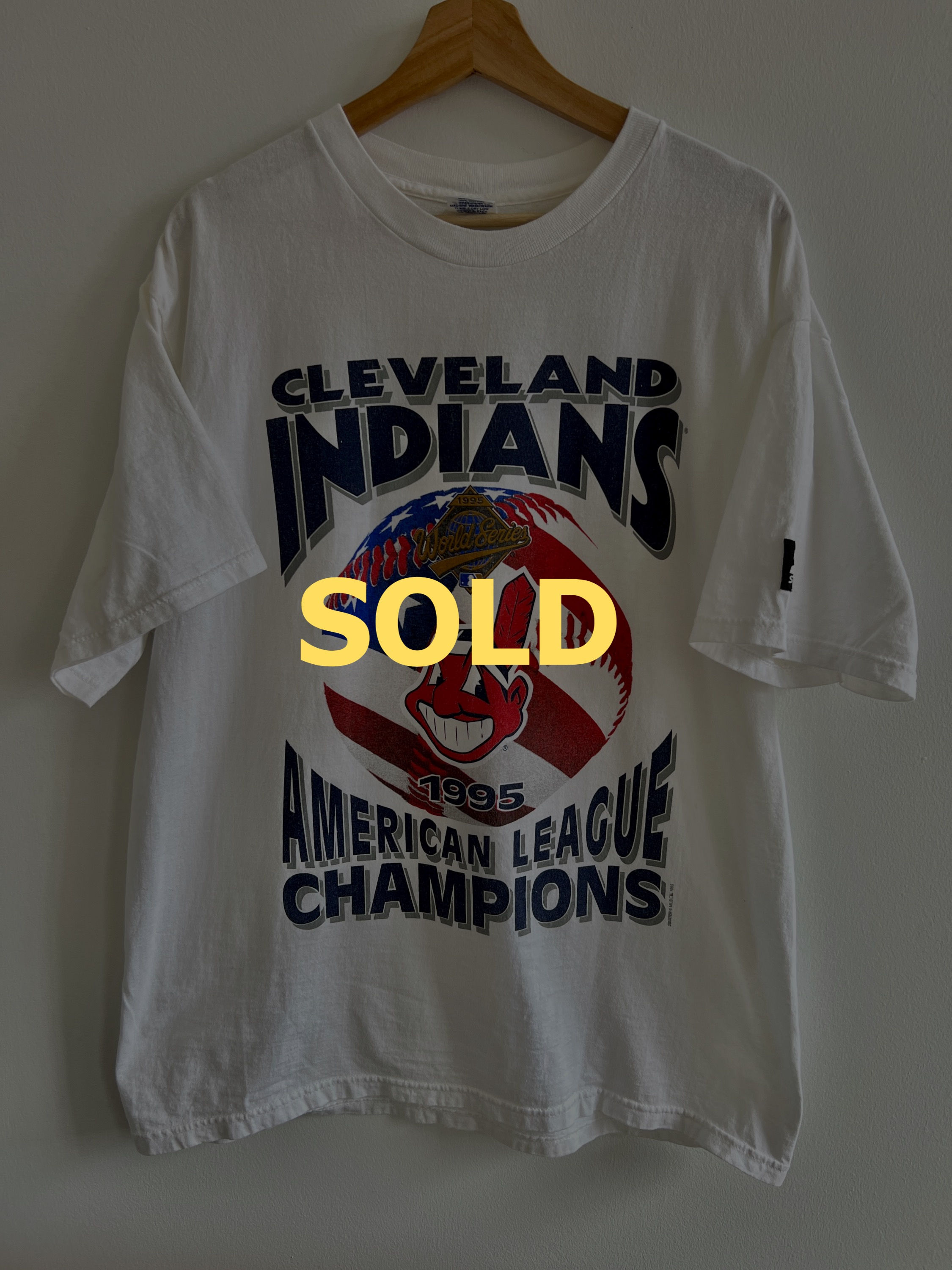 1995 Cleveland Indians American League Champions T-Shirt