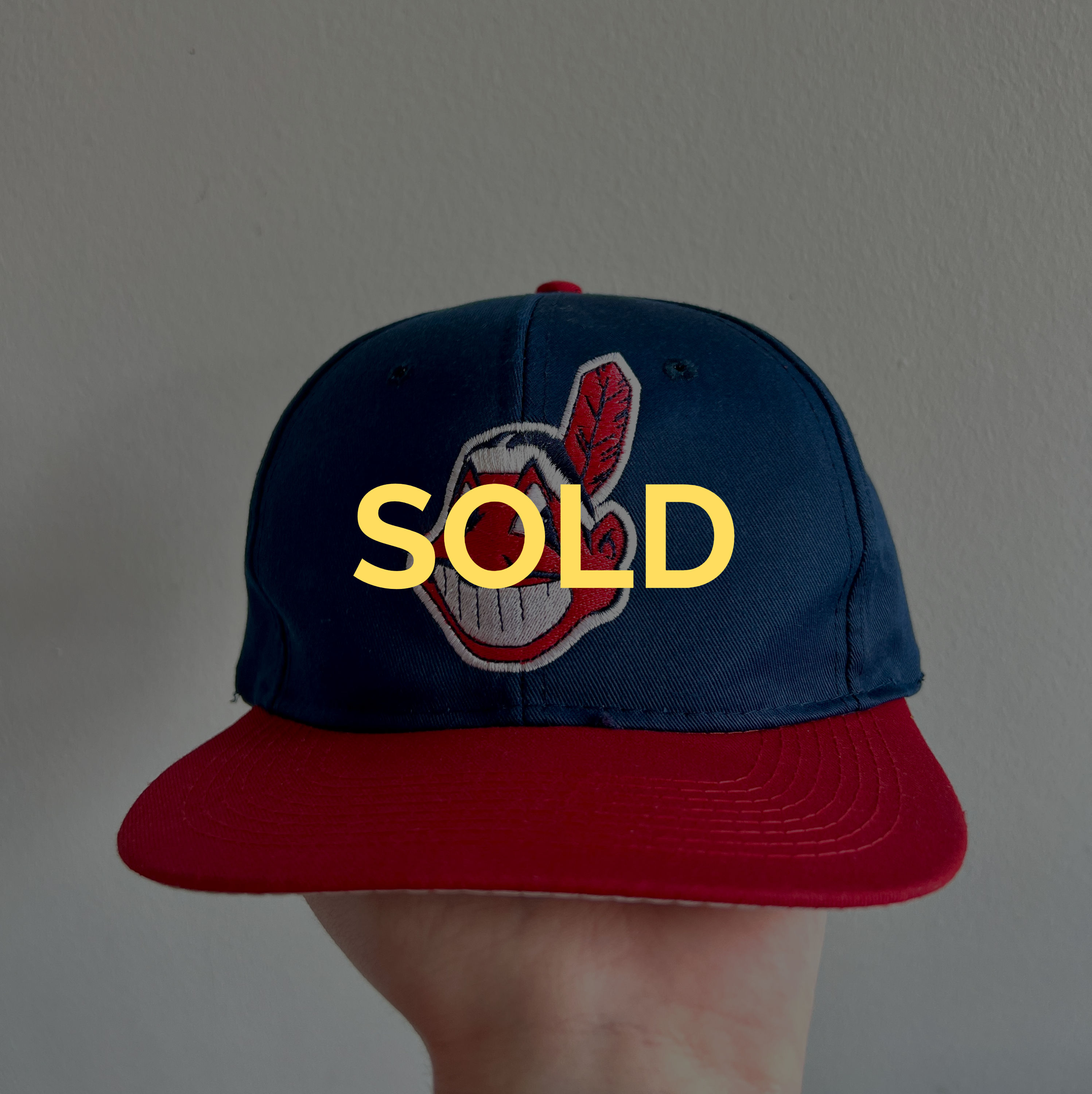 1990s Cleveland Indians Snapback Hat