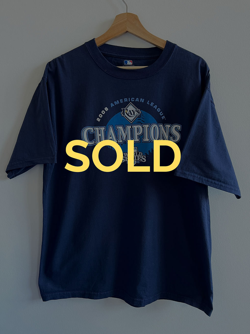 Thumbnail: 2008 Tampa Bay Rays World Series Champions T-Shirt