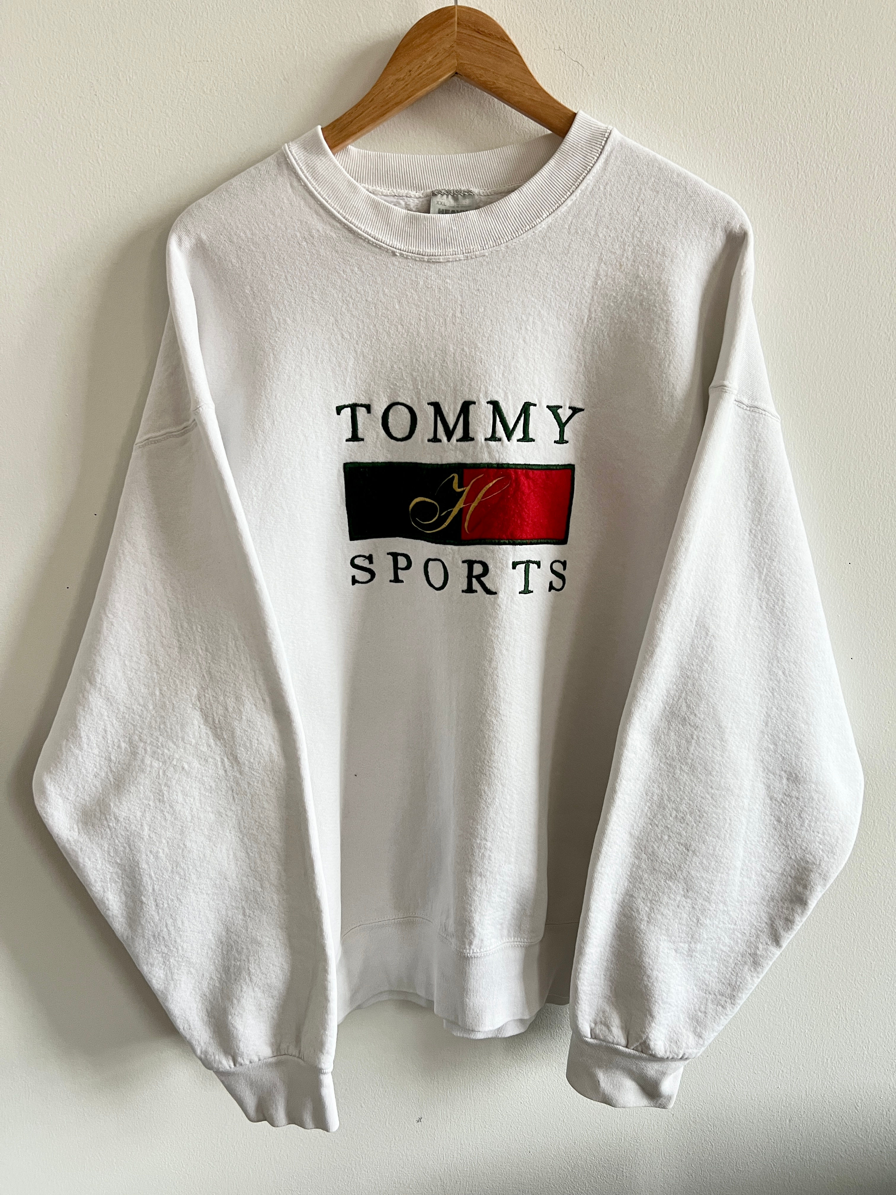 1990s Tommy Hilfiger Sports Crewneck Sweatshirt - XL/XXL