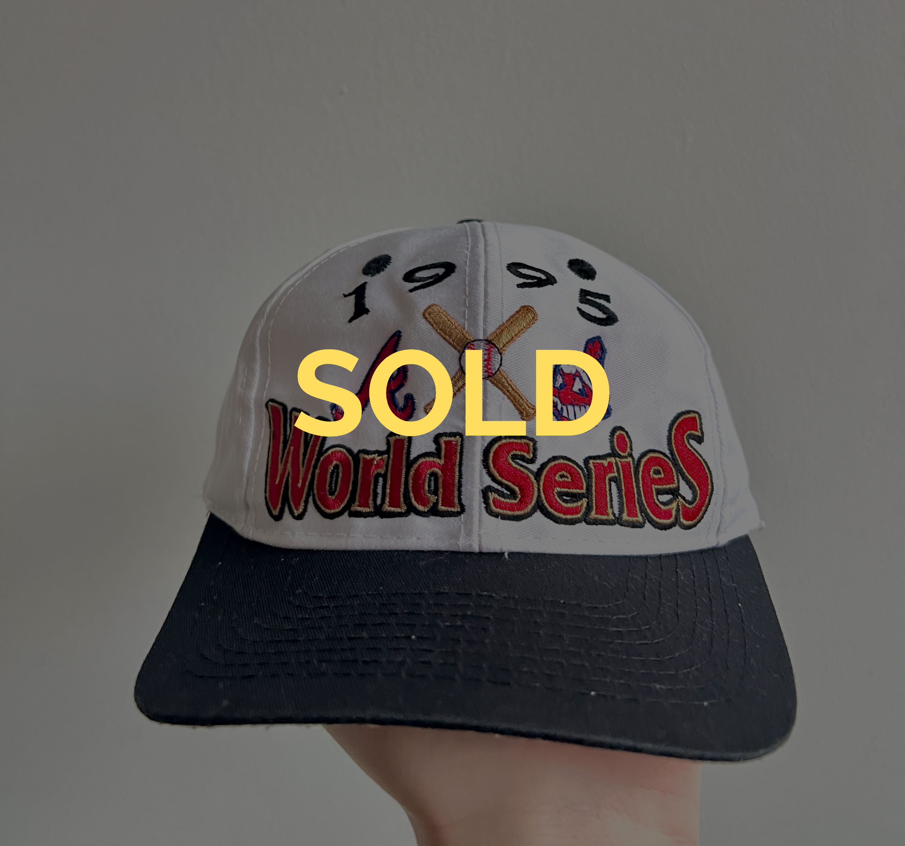 1995 Cleveland Indians Atlanta Braves World Series Snapback Hat