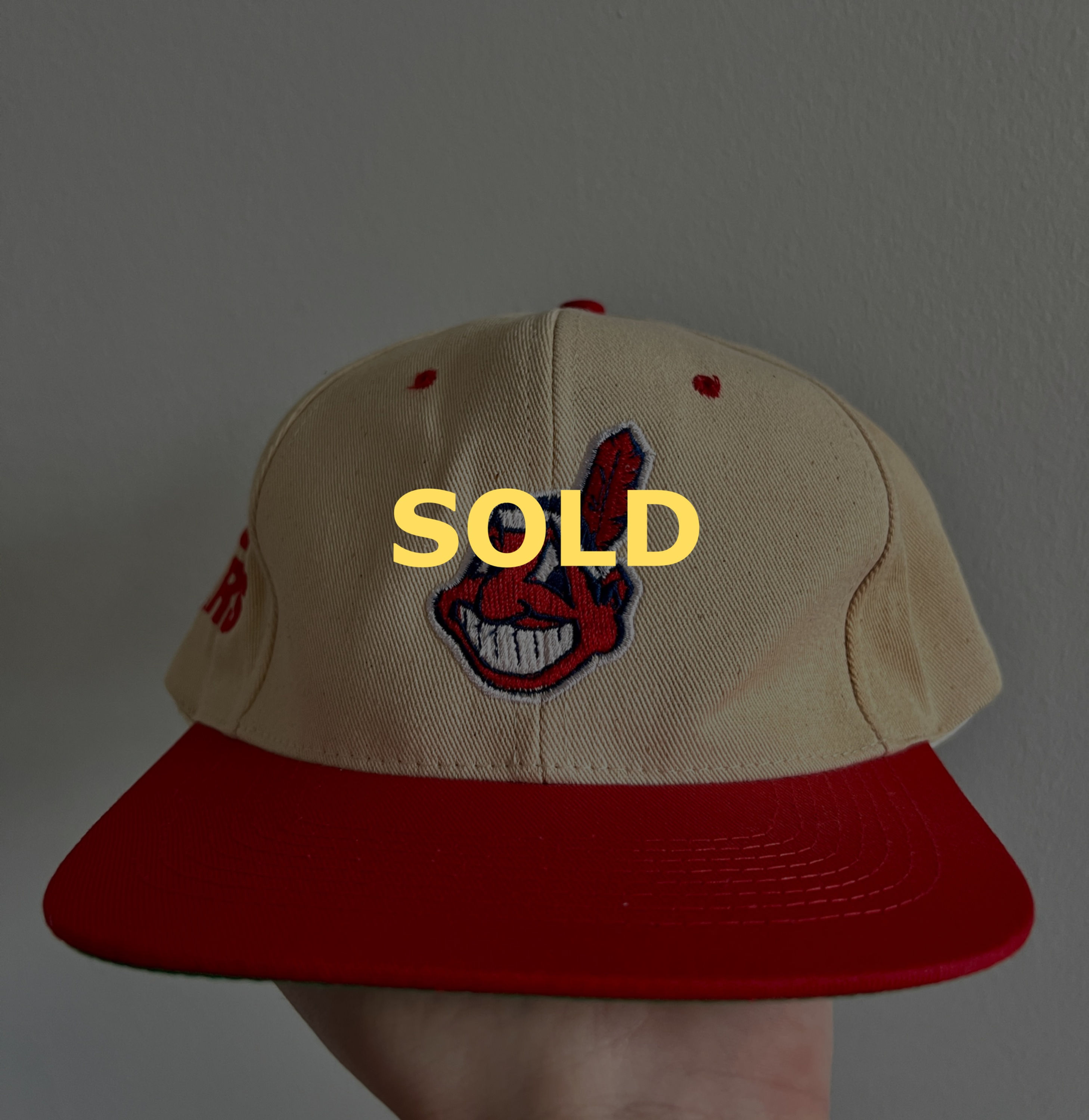 1993 Cleveland Indians Cleveland Municipal Stadium Snapback Hat