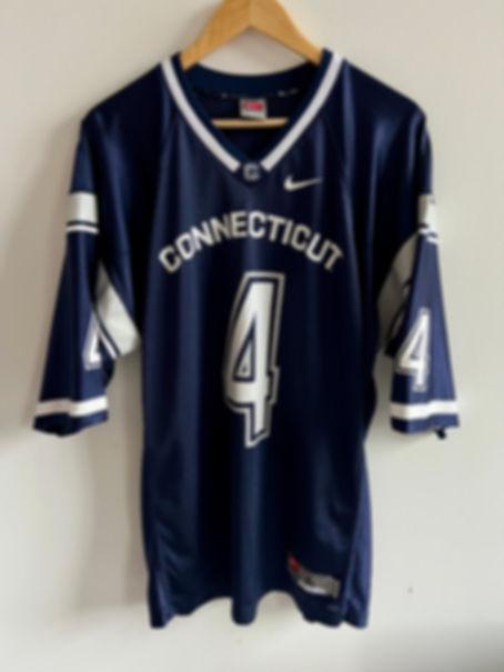 2000s University of Connecticut Nike Football Jersey - XL