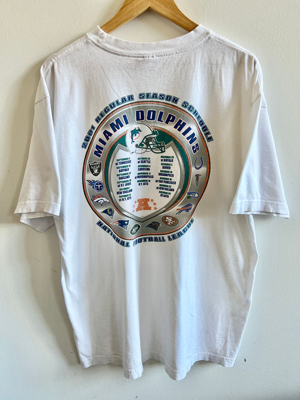 Thumbnail: 2001 Miami Dolphins T-Shirt - XL