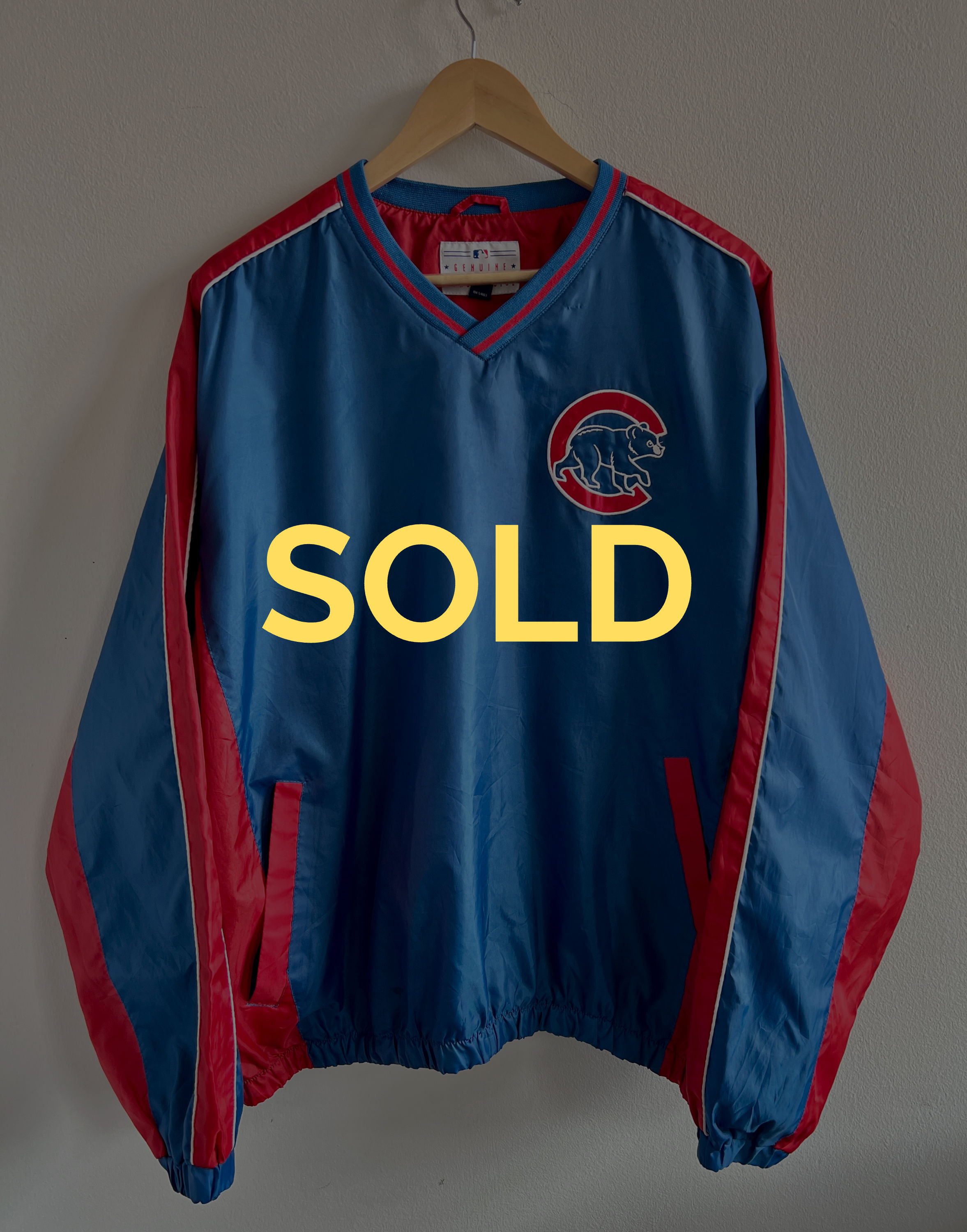 2000s Chicago Cubs Pullover Windbreaker Jacket - XL