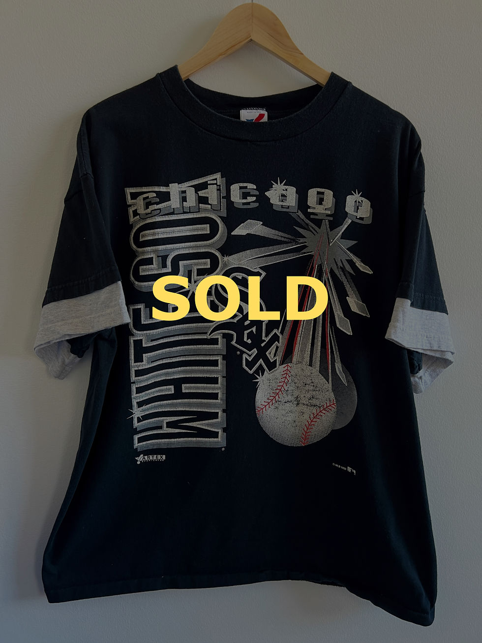 Thumbnail: 1993 Chicago White Sox Double Sleeve T-Shirt
