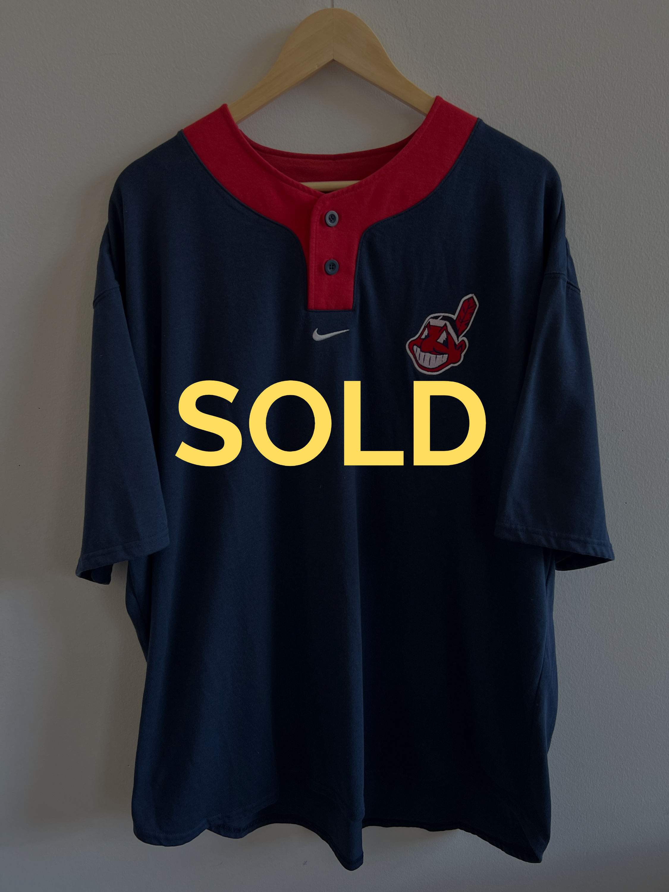 2000s Cleveland Indians Nike Jersey - XXL