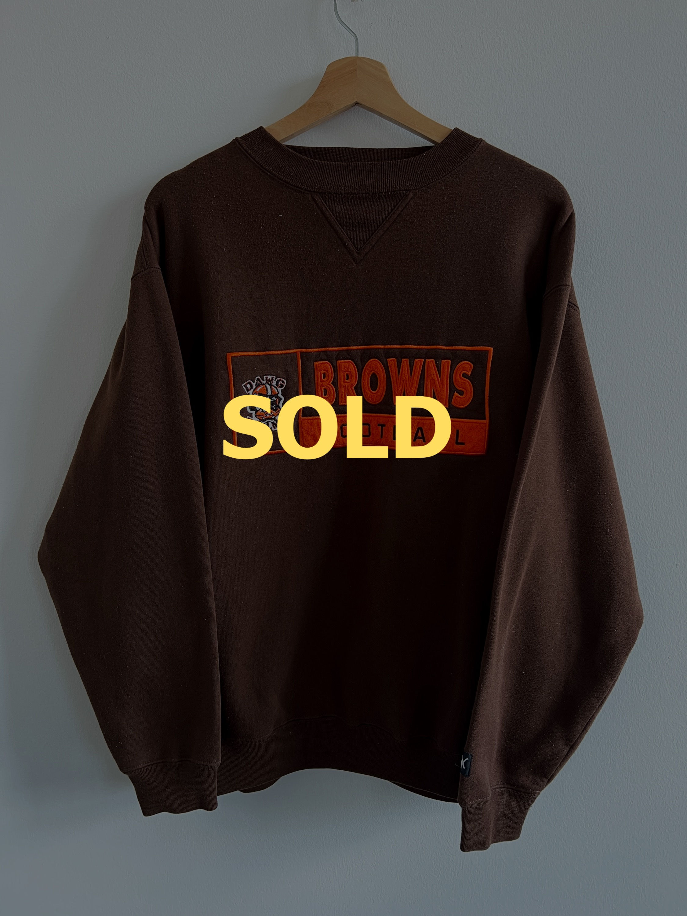 1999 Cleveland Browns Dawg Pound Crewneck Sweatshirt