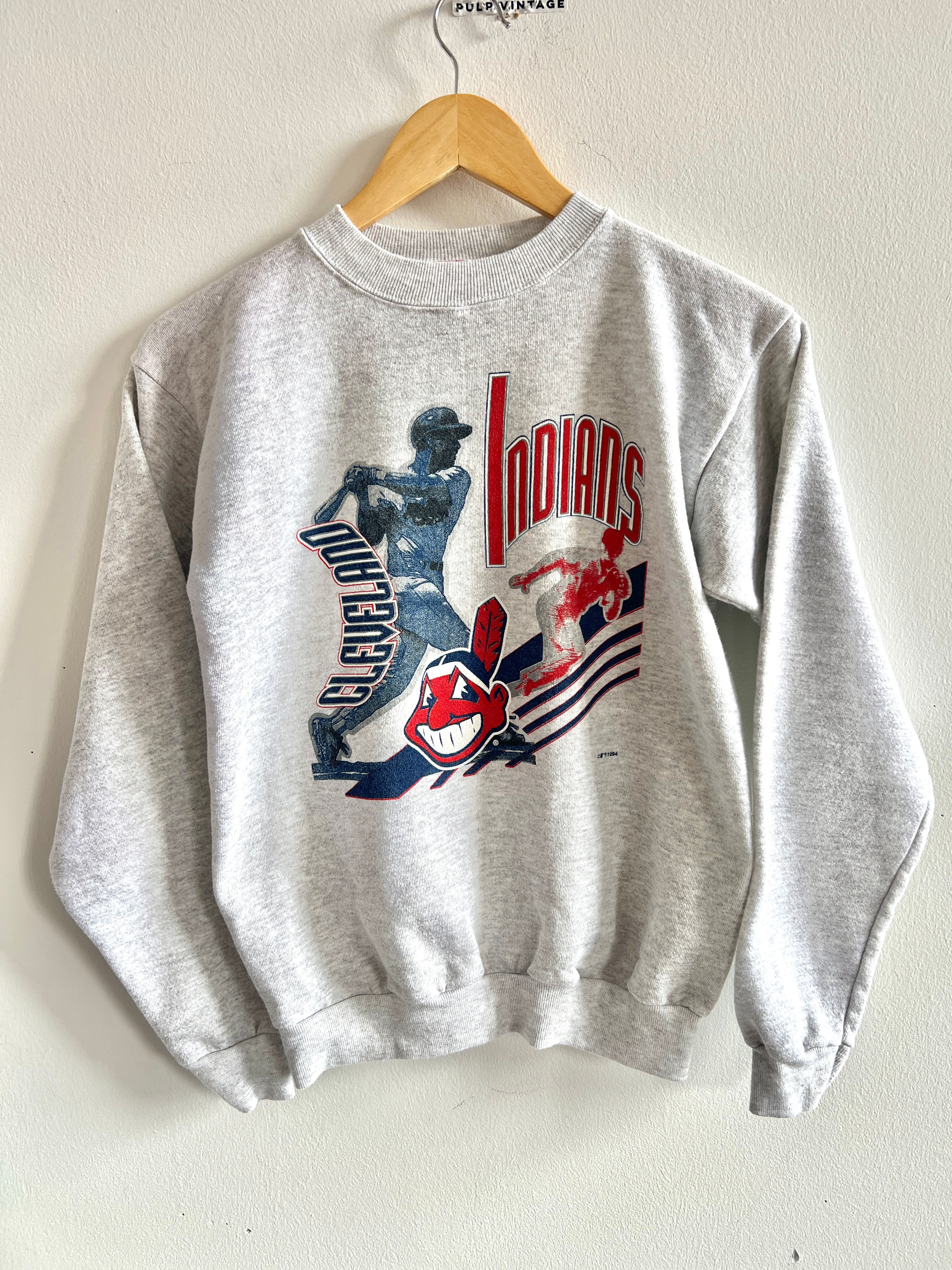 1994 Cleveland Indians Youth Crewneck Sweatshirt - Youth Large