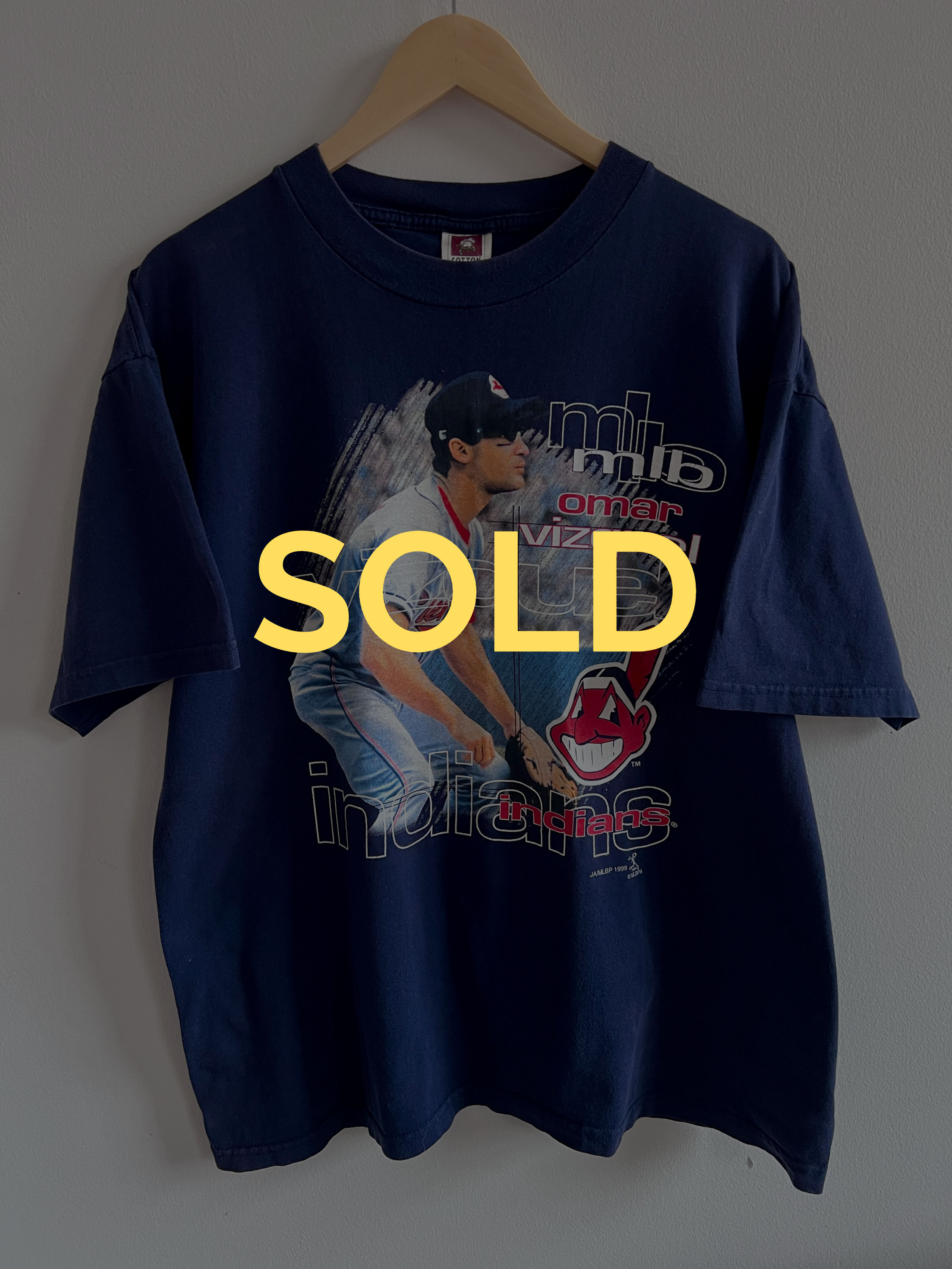 1999 Cleveland Indians Omar Vizquel T-Shirt - L/XL