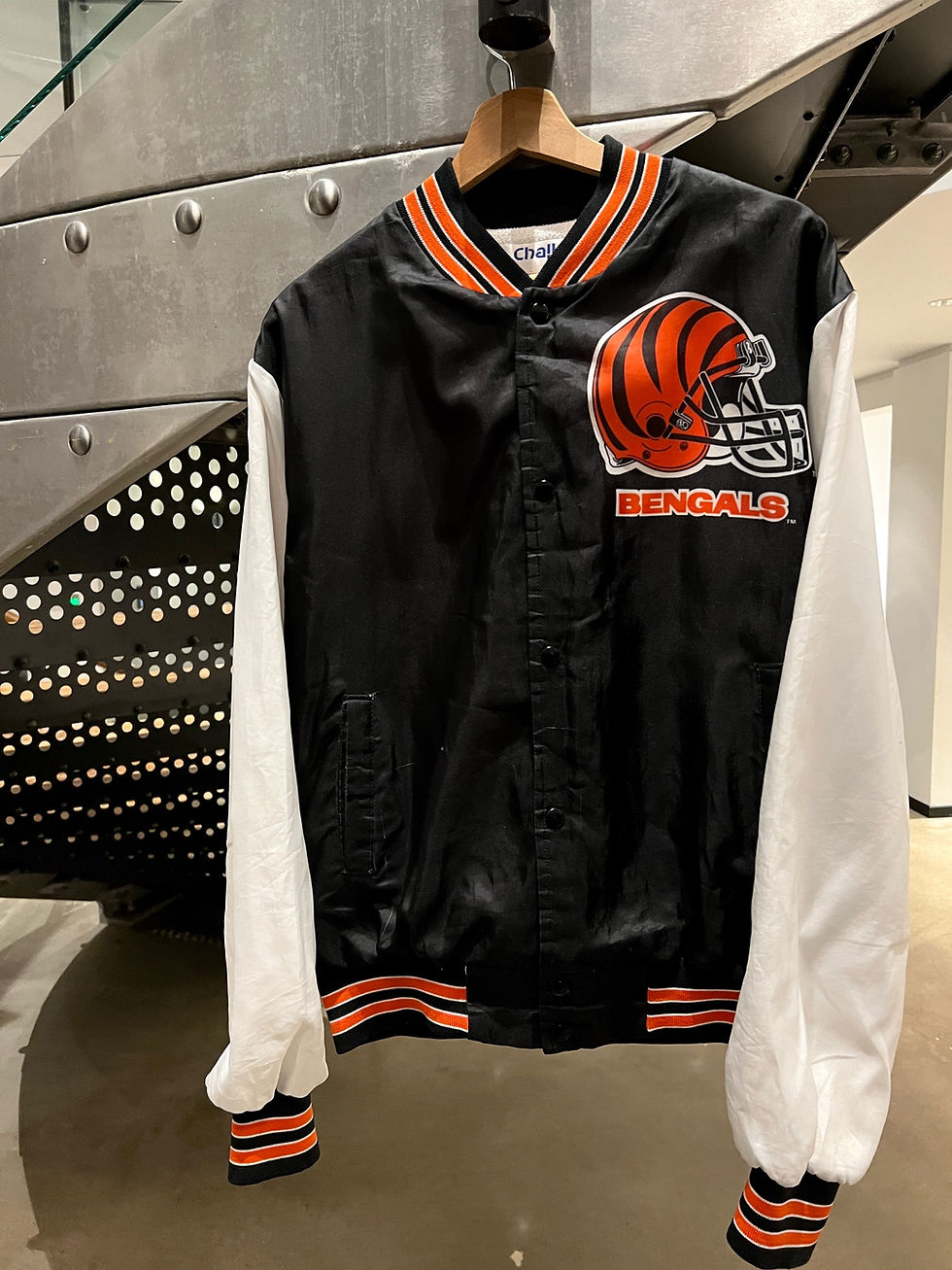 Thumbnail: 1980s Cincinnati Bengals Chalk Line Fanimation Jacket