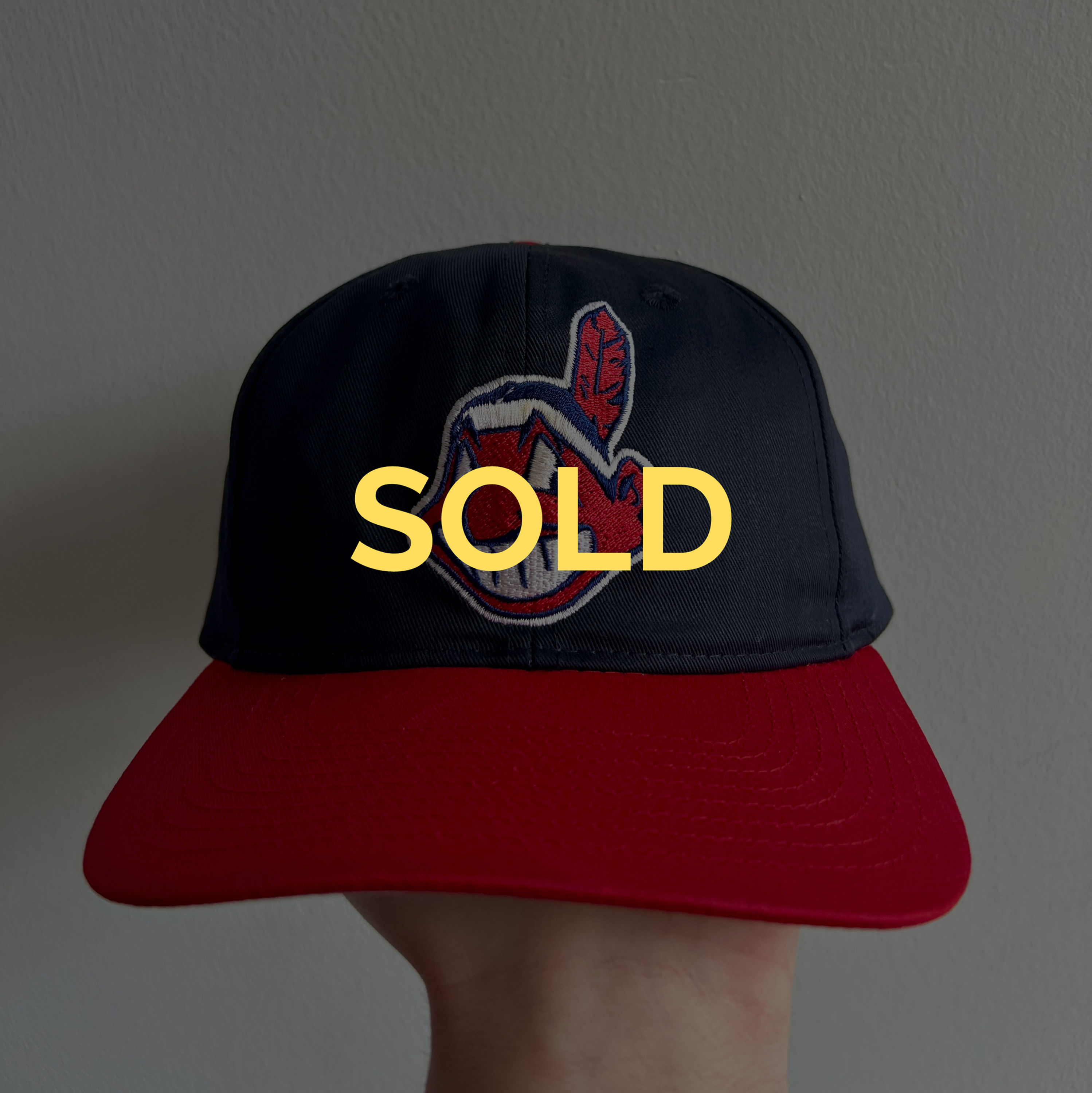 2000s Cleveland Indians Snapback Hat