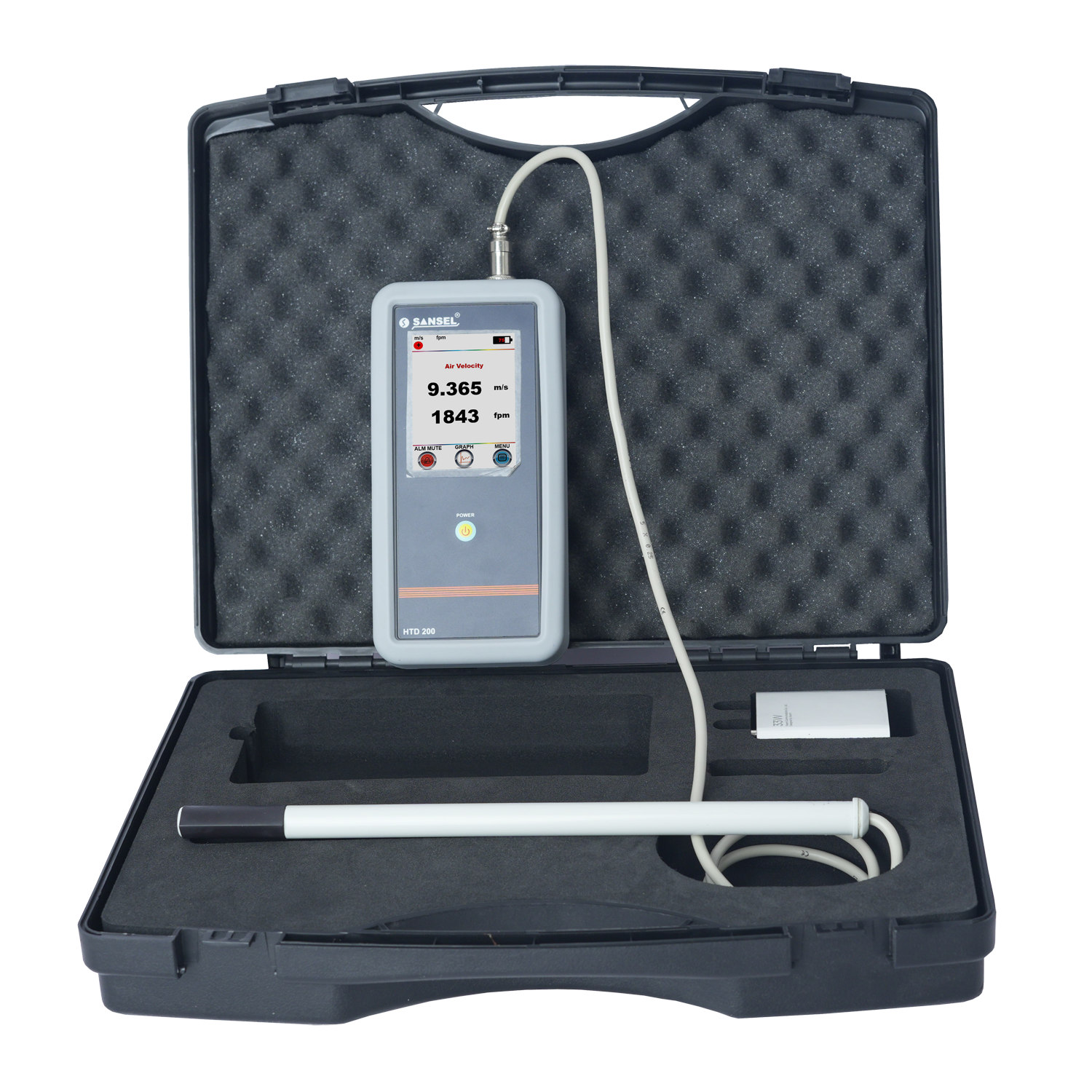 Portable Air velocity meter PAM-204