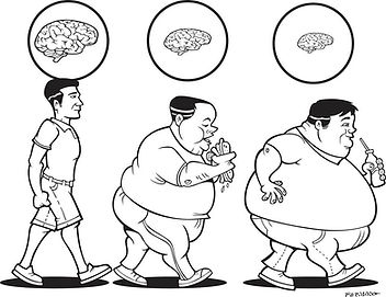 cérebro gordo corpo magro