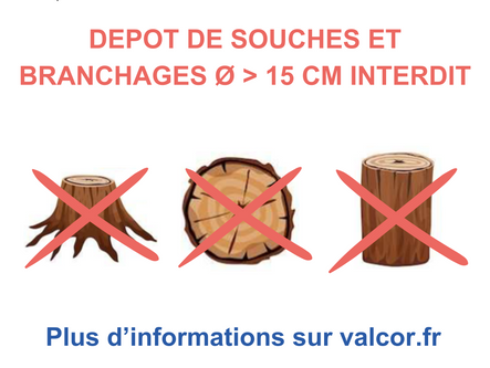 Informations pratiques déchèteries du territoire.