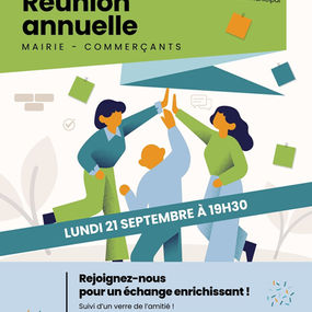Réunion annuelle Mairie - Commerçants
