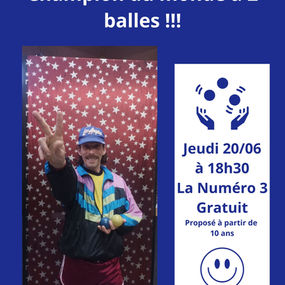 Jimmy Juggling, champion du monde à 2 balles ! 🙂 