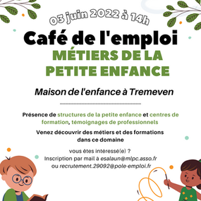 Café de l'emploi "Métiers de la petite enfance"